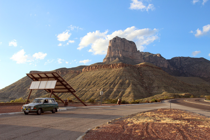 Picnic area right outside of the national park.
